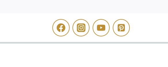 Simple social Icons example from Bless Your blog Header